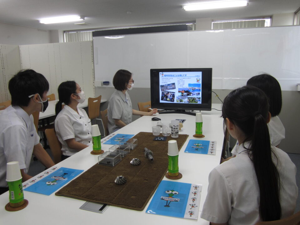 磐田西高等学校の学生さんが来社しました！